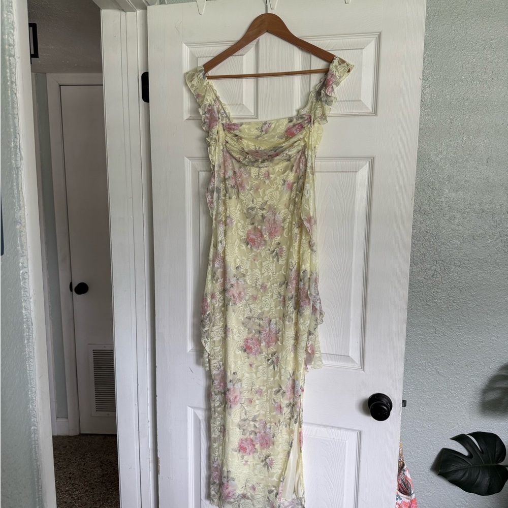 Cider Lace Floral Dress